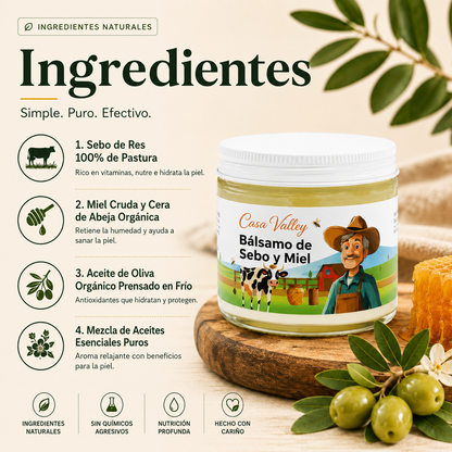 Tallow and Honey Balm